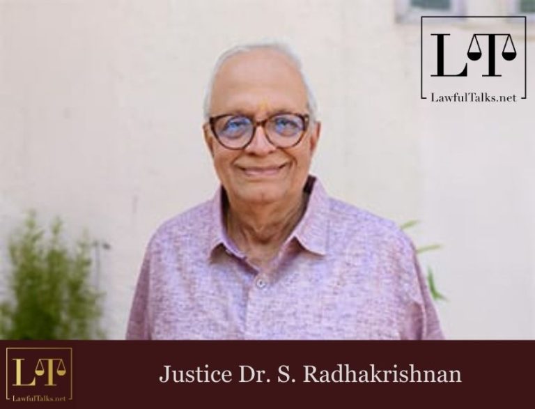 In Remembrance of Justice Dr. S. Radhakrishnan