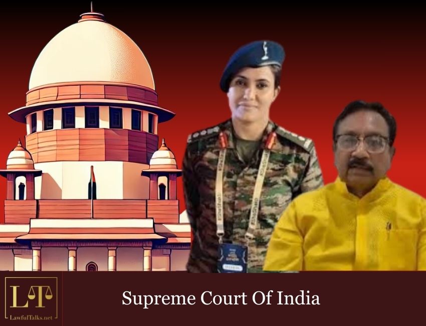 SIT Formed After SC Rebuke: Holds Minister Accountable in Colonel Qureshi Row