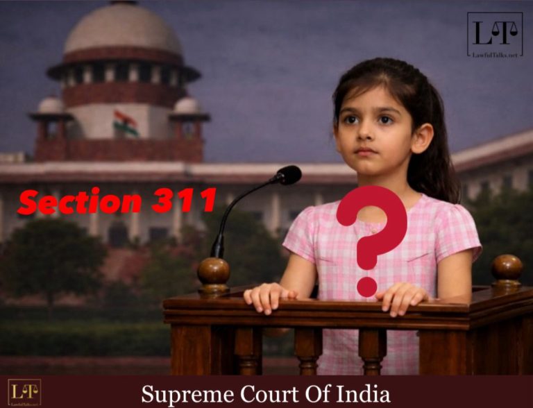 Memory, Time, And Justice Collide: SC Refuses Late Recall of Child Witness, Curtails Section 311 Powers
