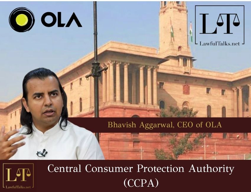 OLA Received Show Cause Notice From CCPA