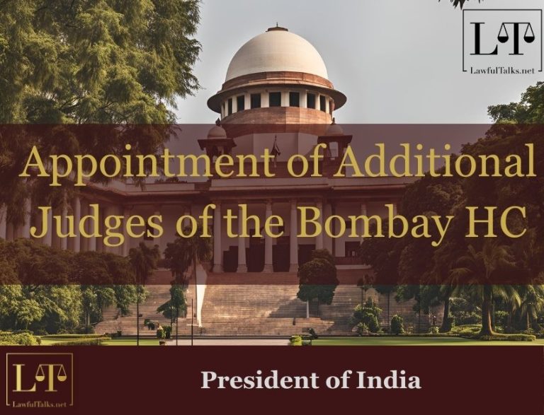 Additional Judge Appointments for the Bombay High Court