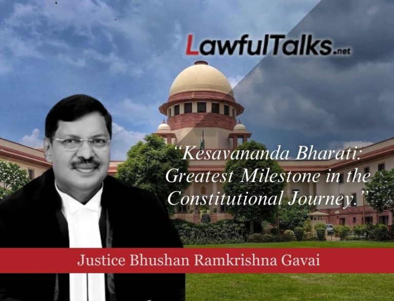 Justice Gavai: Kesavananda Bharati Judgement Constantly Guides The Pursuit Of Social & EconomicÂ Justice