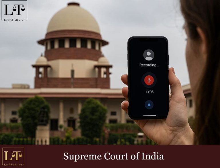 When Marriage Is On Rocks, ‘Secret Tapes’ Of Spouse Not Illegal : SC