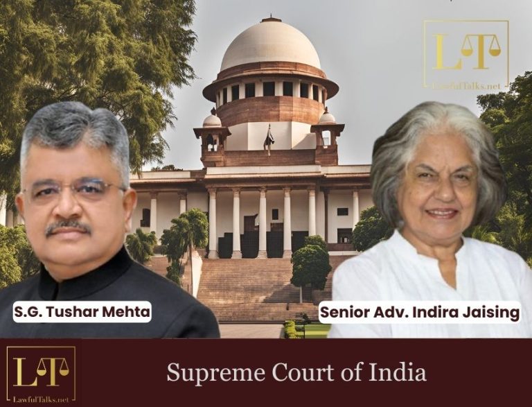 S.G. Tushar Mehta and Senior Adv. Indira Jaising Cross Swords Over Senior Designation Issue