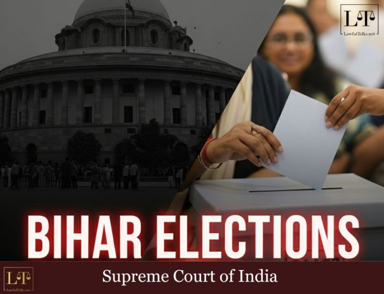 SC’s Strong Caution: ECI Must Follow Law Or Risk Nullifying Bihar’s SIR