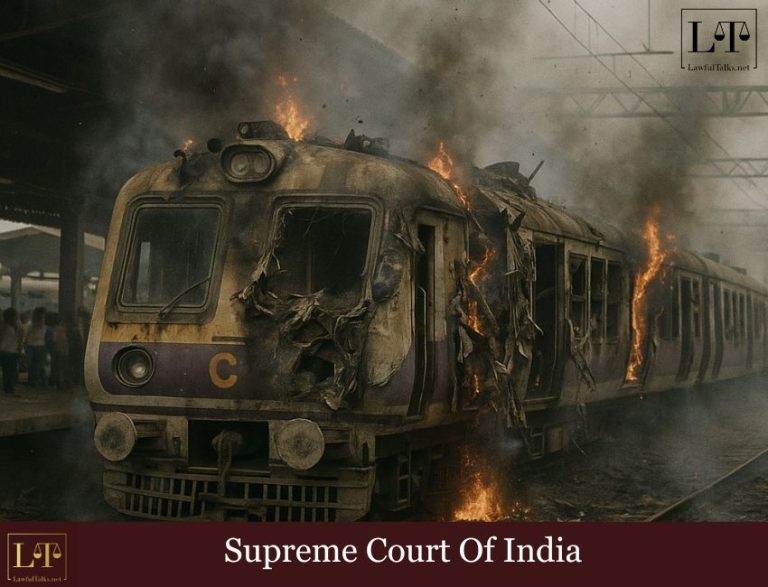 SC Partially Stays HC Verdict On 7/11 Mumbai Train Blasts