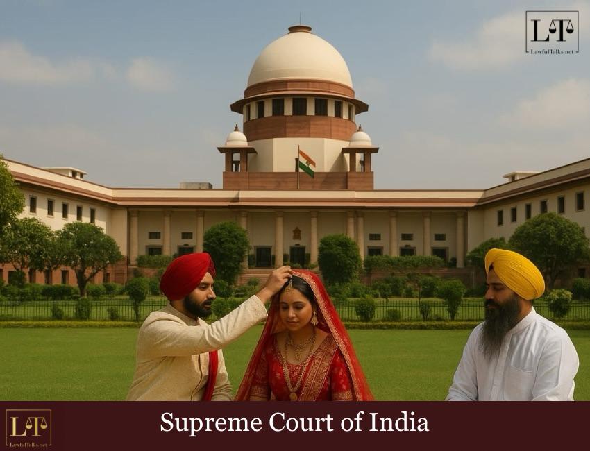 Landmark Ruling: Nationwide Rules for ‘Anand Karaj’ Registration; SC Issues Time-Bound Mandate