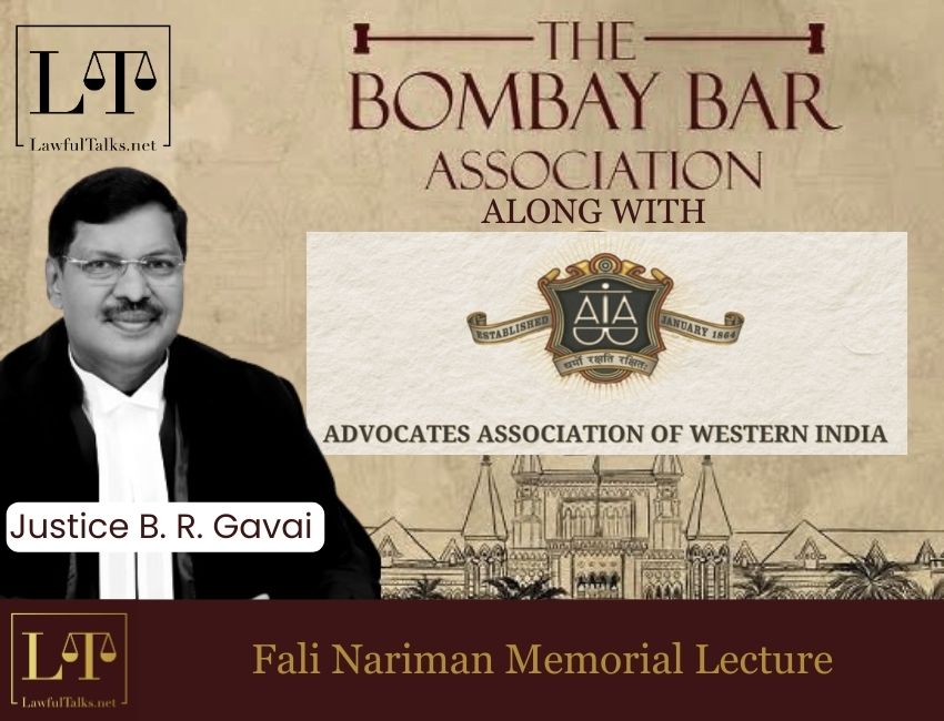 BBA & AAWI Presents: The Inaugural Fali Nariman Memorial Lecture