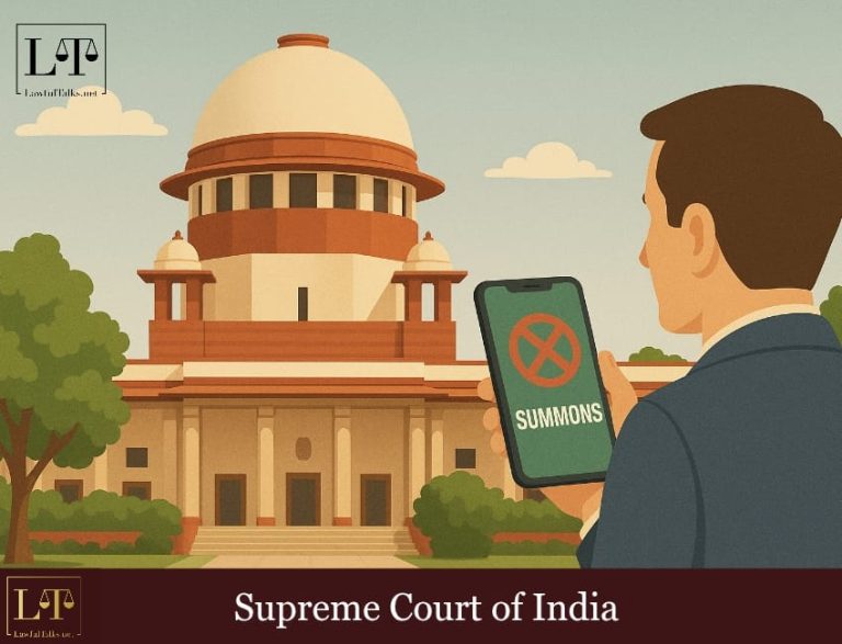 WhatsApp Notices Barred: SC Mandates Personal Service
