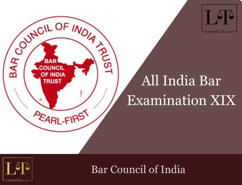 All India Bar Examination XIX Results Declared