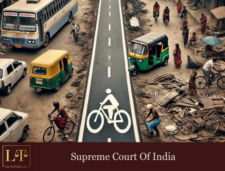 Public Priorities Misplaced: SC Rejects Nationwide Cycle Track Plea