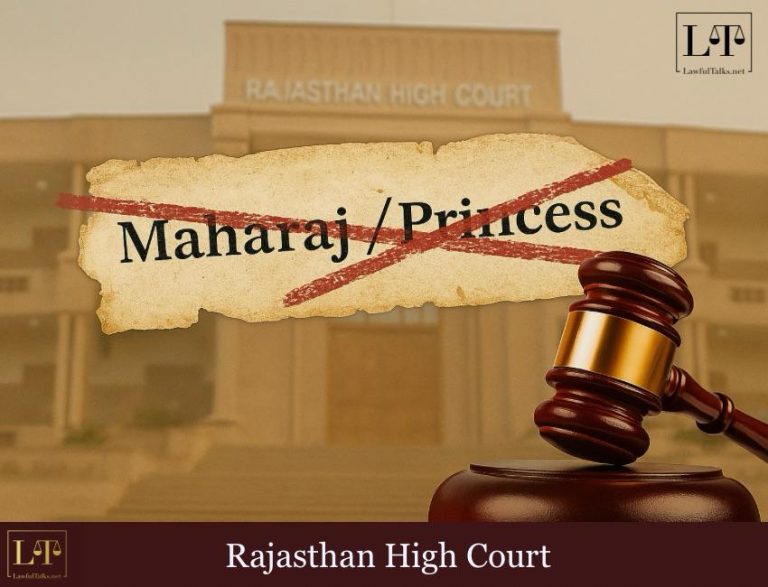 ‘Maharaj’ No More: Jaipur Royals Told To Use Only Legal Names In Court Filings