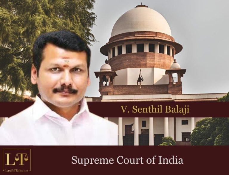 SC To Examine Witness Intimidation Risk After Bail To Senthil Balaji
