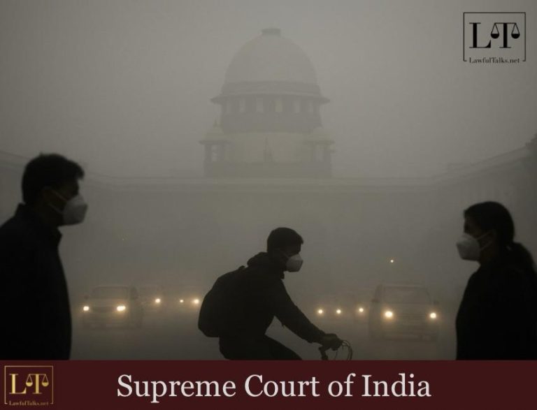 “Delhi’s Toxic Air Reaches Courtroom: SC Judge Urges Virtual Mentions For Safety